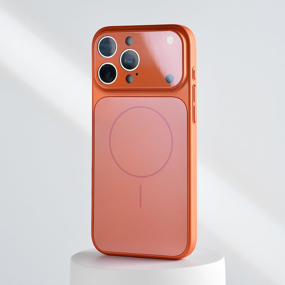 Funda AG GLASS para iPhone - ORANGE
