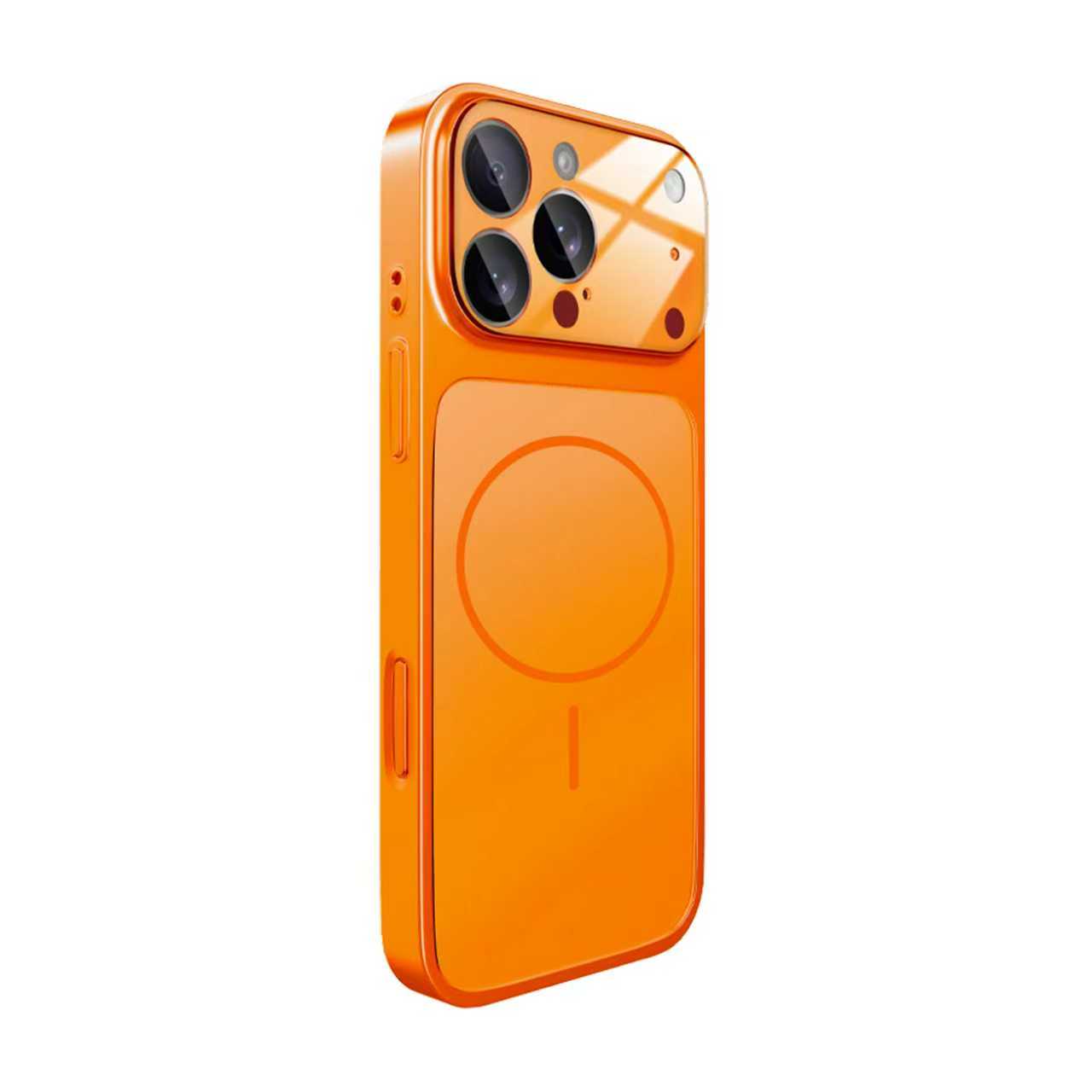 Funda AG GLASS para iPhone - ORANGE